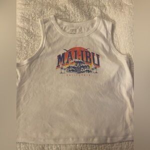 Malibu beach crop top XL